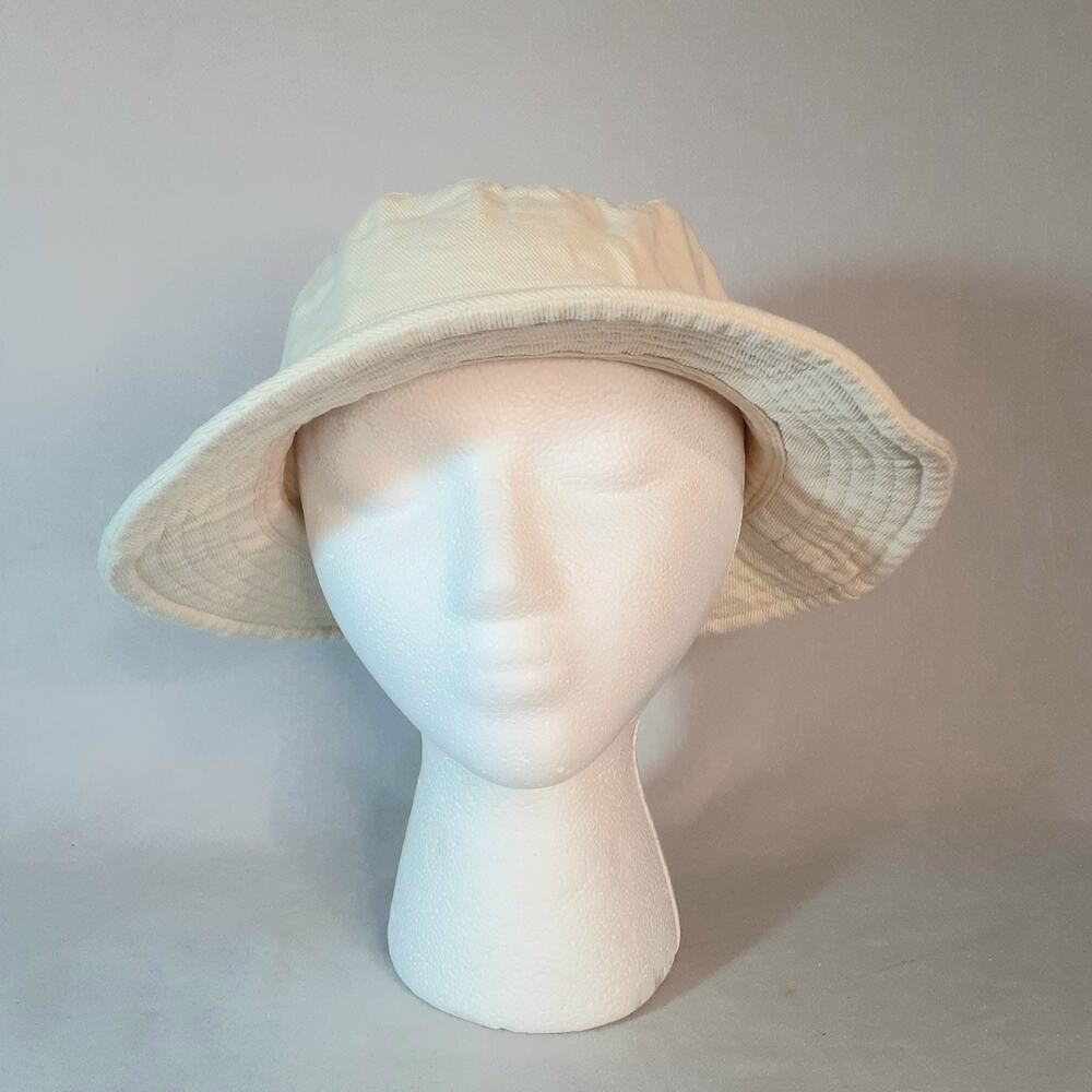 💎American Eagle Ivory Denim Bucket Hat One Size 100% Cotton